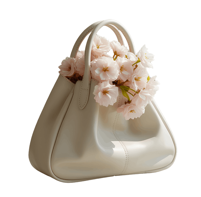 White Slouchy Tote image